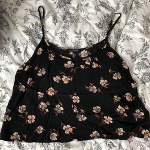 Floral Cropped Tank